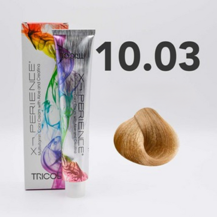Tricol Xperience - Permanente Haarfarbe - 10.03 - 24K Goldblond - 100 ml