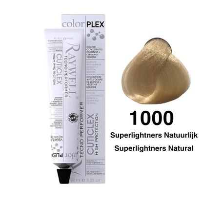 Raywell ColorPlex - Permanent Hair Dye - 1000 - Superlightners Natural - 100 ml