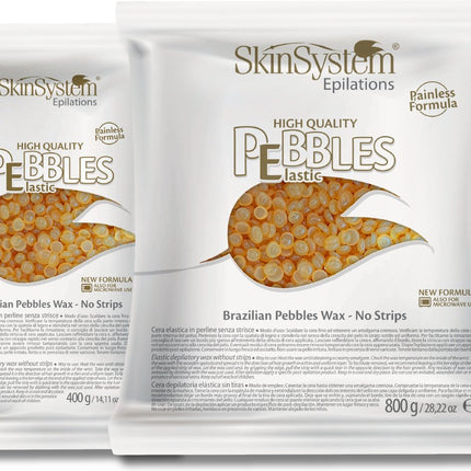 SkinSystem Pebbles Enthaarungswachs – Honigcreme 800 g