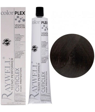 Raywell ColorPlex - Permanente Haarfarbe - 5.0 - Hellbraun - 100 ml