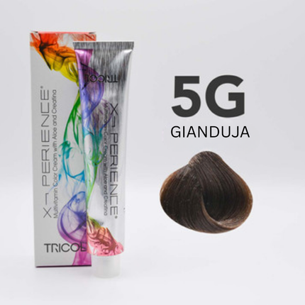Tricol Xperience – Permanente Haarfarbe – 5G GIANDUJA – 100 ml