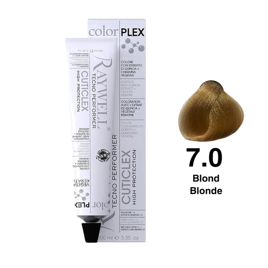 Raywell ColorPlex - Permanente Haarfarbe - 7.0 - Blond - 100 ml
