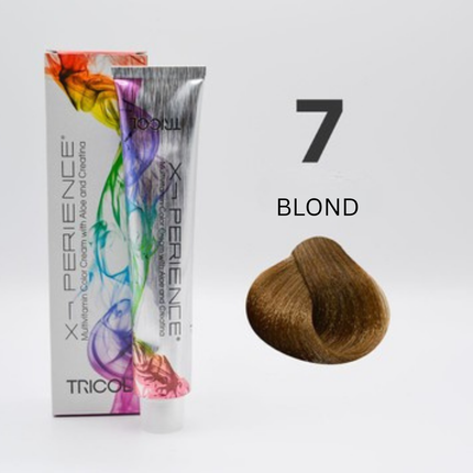 Tricol Xperience - Permanente Haarfarbe - 7 - Blond - 100 ml