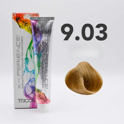 Tricol Xperience - Permanente Haarfarbe - 9.03-18K Goldblond - 100 ml