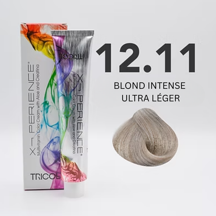 Tricol Xperience – Permanente Haarfarbe – 12.11 – Intensives Ultrahellblond – 100 ml