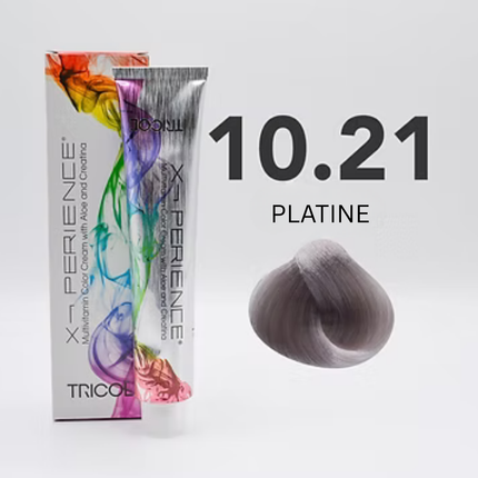 Tricol Xperience – Permanente Haarfarbe – 10.21 – Platin – 100 ml