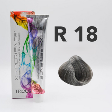 Tricol Xperience – Permanente Haarfarbe – R18 – Anti-Rot – 100 ml