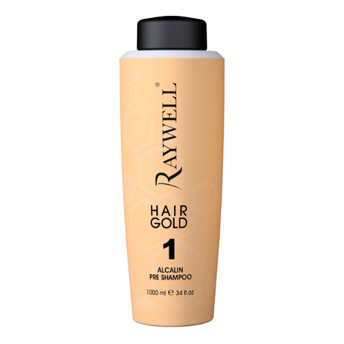 Raywell Boto Hair Gold Alcalin Preshampoo 1000 ml – Tiefenreinigung & Vorbereitung für Gesundes Haar