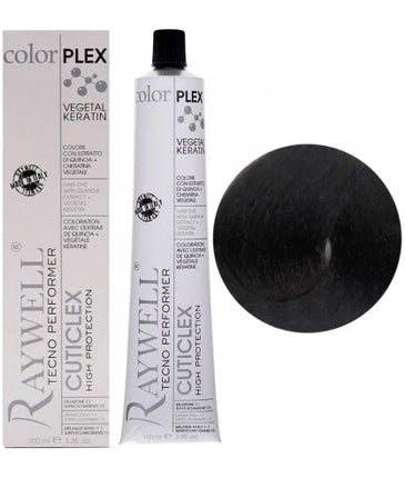 Raywell ColorPlex – Permanente Haarfarbe – 4.0 – Kastanie – 100 ml 