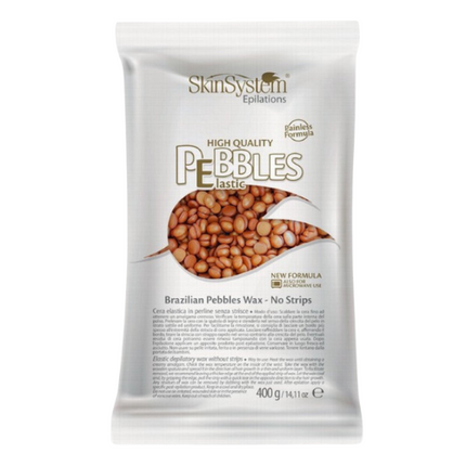 SkinSystem Pebbles Haarentfernungswachs – Bronzecreme, 400 g