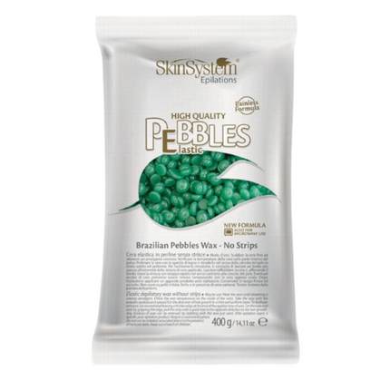 SkinSystem Pebbles Haarentfernungswachs – Chlorophyllcreme 400 g