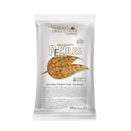 SkinSystem Pebbles Enthaarungswachs – Honigcreme 400 g